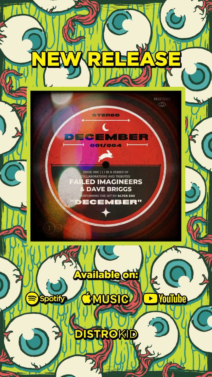 failedimagneers's tweet photo. Thanks to @DistroKid our new release “December” will be available worldwide this Friday 🙌 Available on @YouTube @Spotify and @AppleMusic https://t.co/JTwnSZNVDk