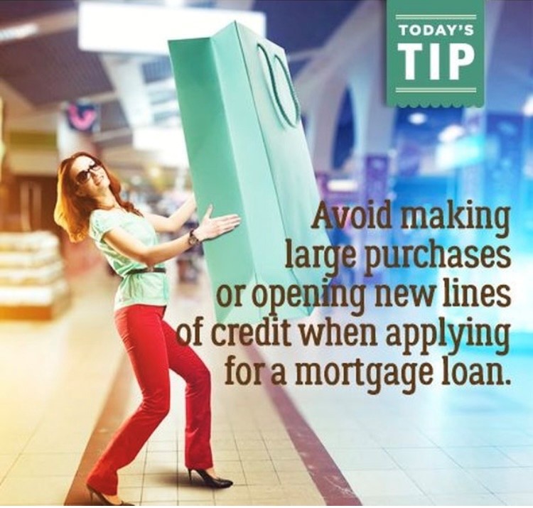 AmgHelena's tweet photo. Today's Tip - Don't put your loan approval at risk! It is so exciting when anticipating your new home. Along with excitement, comes great caution and responsibility. #mortgagetips #alliedmortgage #mortgageadvice #lendingtips #mortgagelender #mortgageprocess https://t.co/dYU6aPjHBa