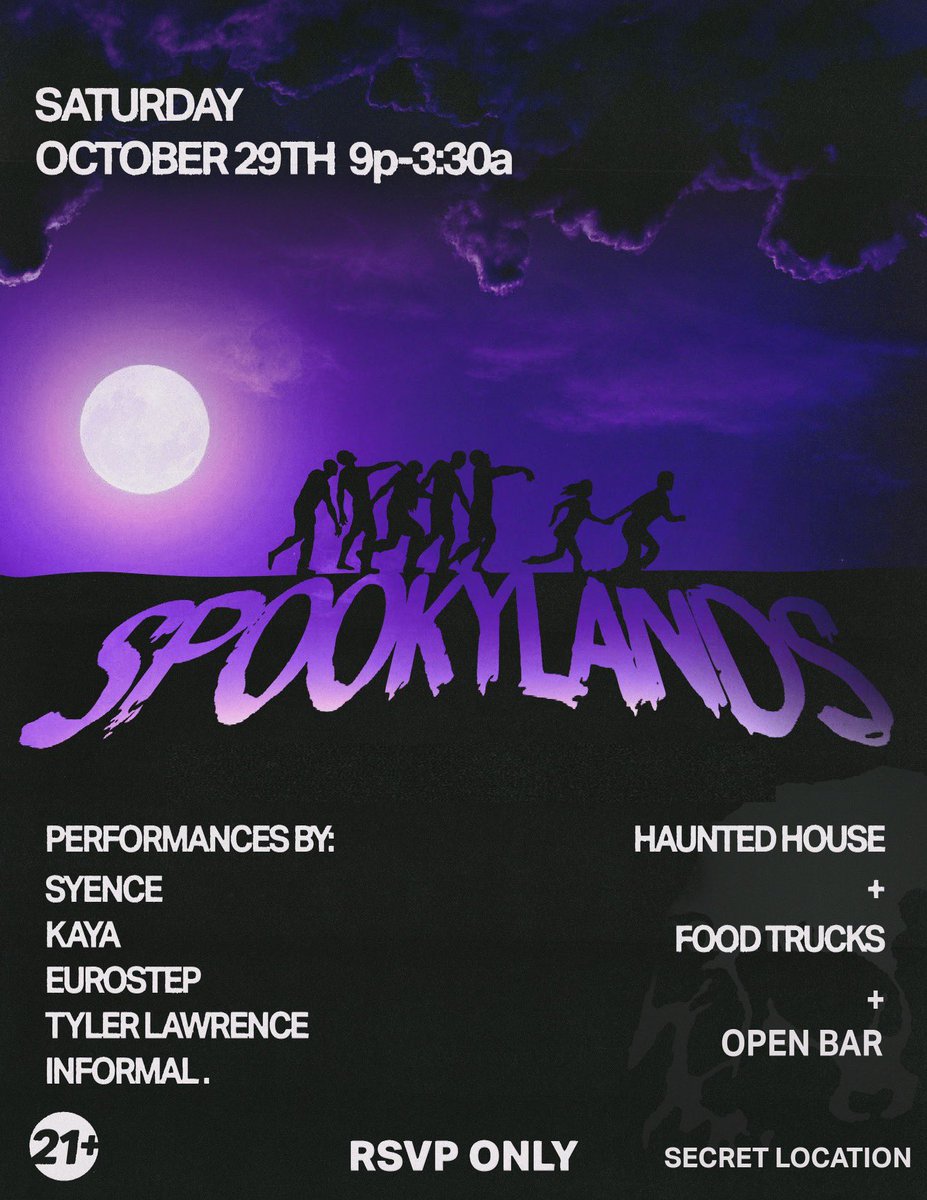 SyenceOfficial's tweet image. Halloween in LA. playing a legendary boiler room location. Free with rsvp: eventbrite.com/e/441351924487