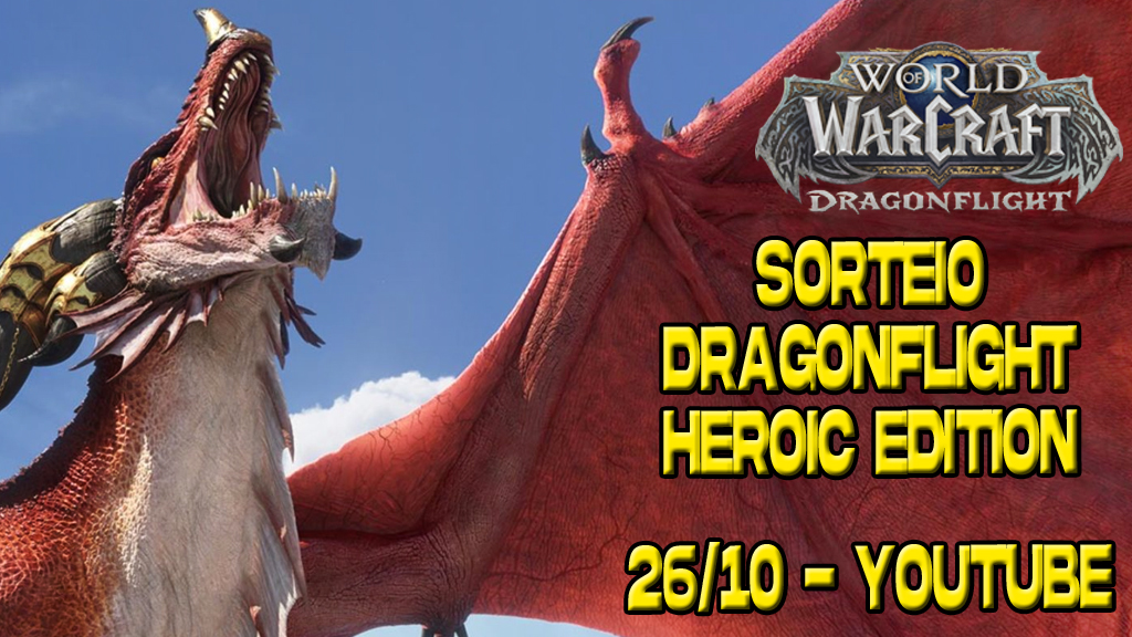 Tarov_Gaming's tweet photo. 🐲SORTEIO DE DRAGONFLIGHT HEROIC EDITION

Para participar
✅Segue @Tarov_Gaming 
🔁RT do fortalecimento
❤️Curte este tweet
🐲Marca 1 amigo para dar um nome pro seu dragão
⭐️Link: https://t.co/6r66pXnbPK

Sorteio em 26/10 no Youtube
#WoW_Partner https://t.co/jnYWVBWhSa