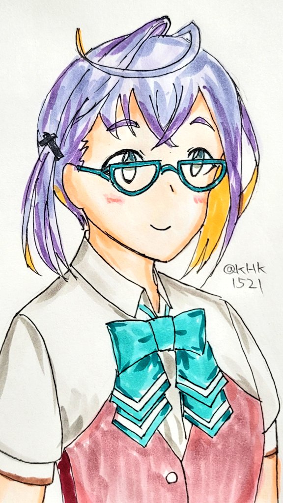 沖波(艦これ) 「#みんなも貼ろう突然の推し 」|KHK1521のイラスト