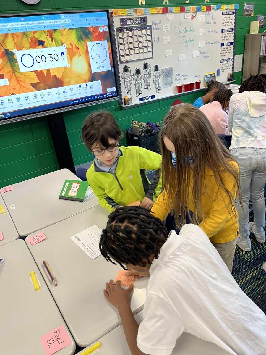 Chbarker1221's tweet photo. In 3rd grade we are “AVID” learners! Trying out the WICOR strategy…Give One Get One as students learn the prefixes pre-, re-, and dis-. @ForestLakeEagle @Bjackson_FLE @Davis_FLE @misshayward_usc @TWilliamsFLE https://t.co/Z5w9YG6lI3