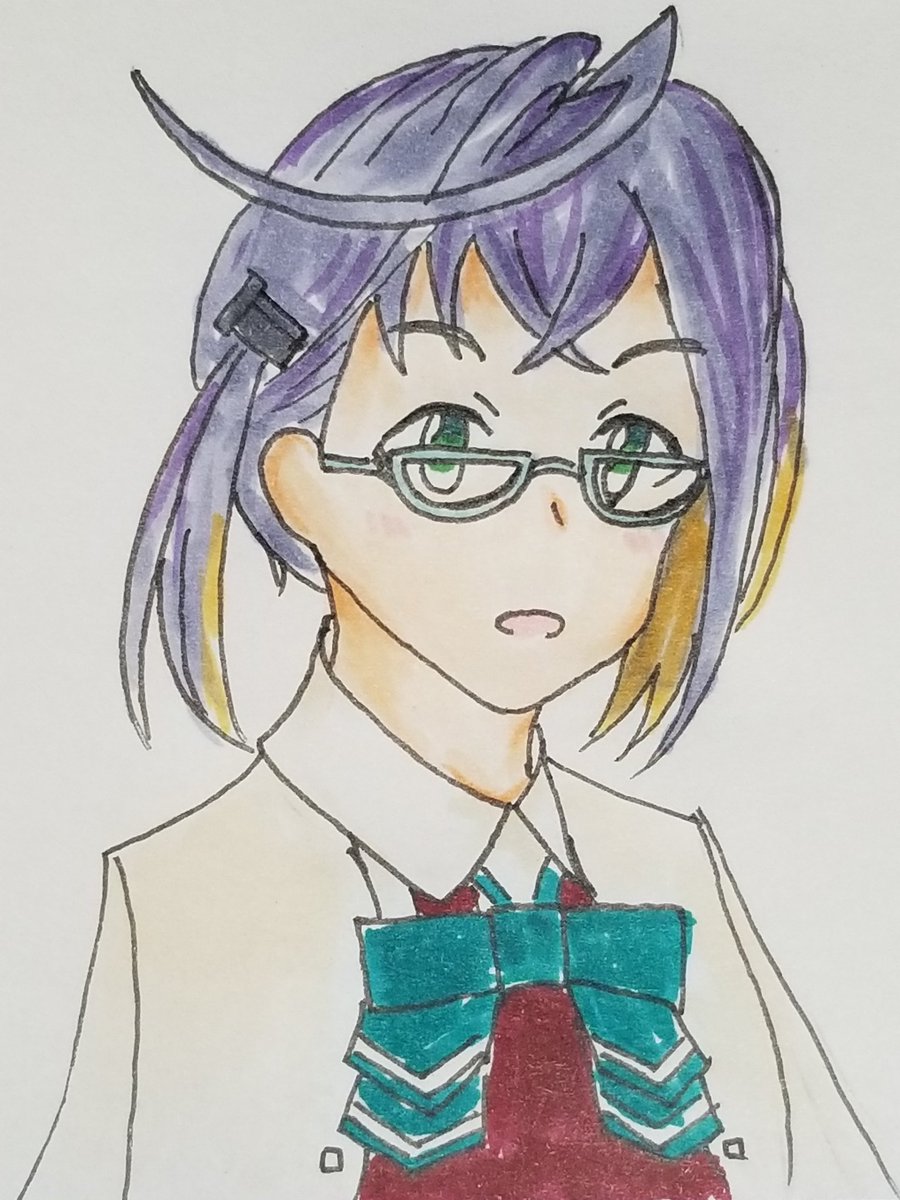 沖波(艦これ) 「#みんなも貼ろう突然の推し 」|KHK1521のイラスト