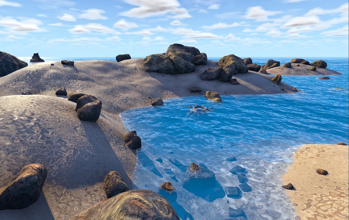 Had the pleasure of swimming through an ancient aquatic oasis from the distant future, <a href="/KevinMackArt/">Kevin Mack</a>'s  Namukani. An incredible decent + journey in these abstract spaces!

Experience Namukani + tours w/ the artist himself at <a href="/fivarstories/">FIVARS</a>!

Tickets - fivars.net #VR