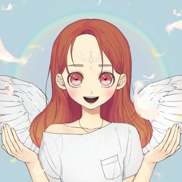 Messy casual angel  