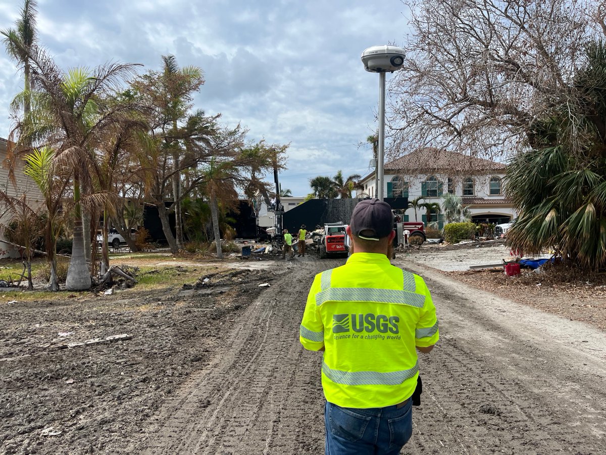 USGS is still collecting measurements from #Hurricane Ian on Florida. USGS is working closely with federal, state, and local partners to understand the event.