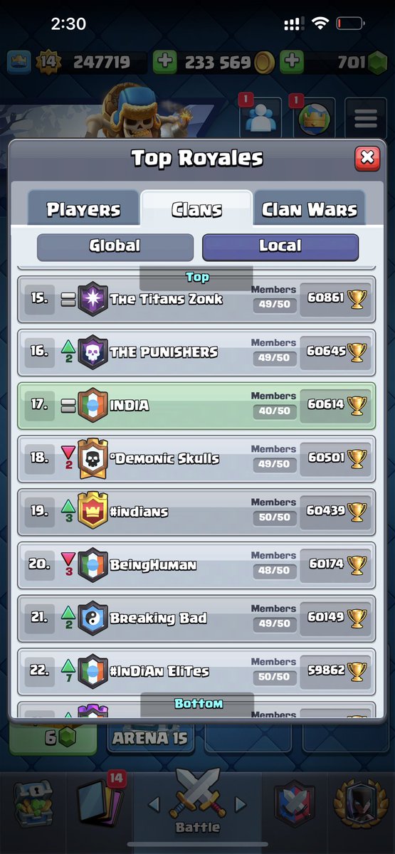 Indiaclashroyal's tweet photo. It’s early 2 clan india official https://t.co/6oDWghuVh0