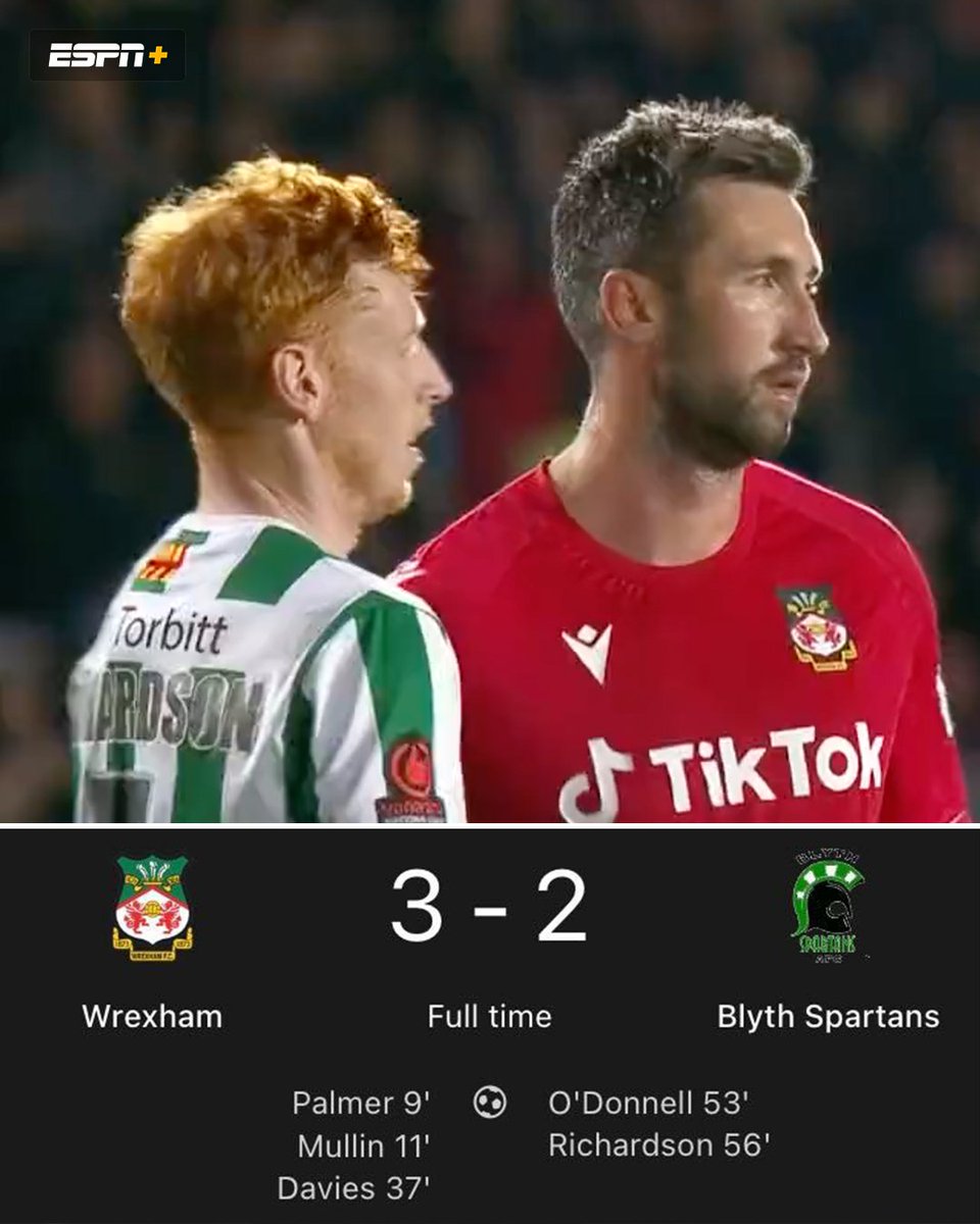 ESPNPlus's tweet photo. Never a dull match at the Racecourse 😅 https://t.co/6pBTTbRgSy