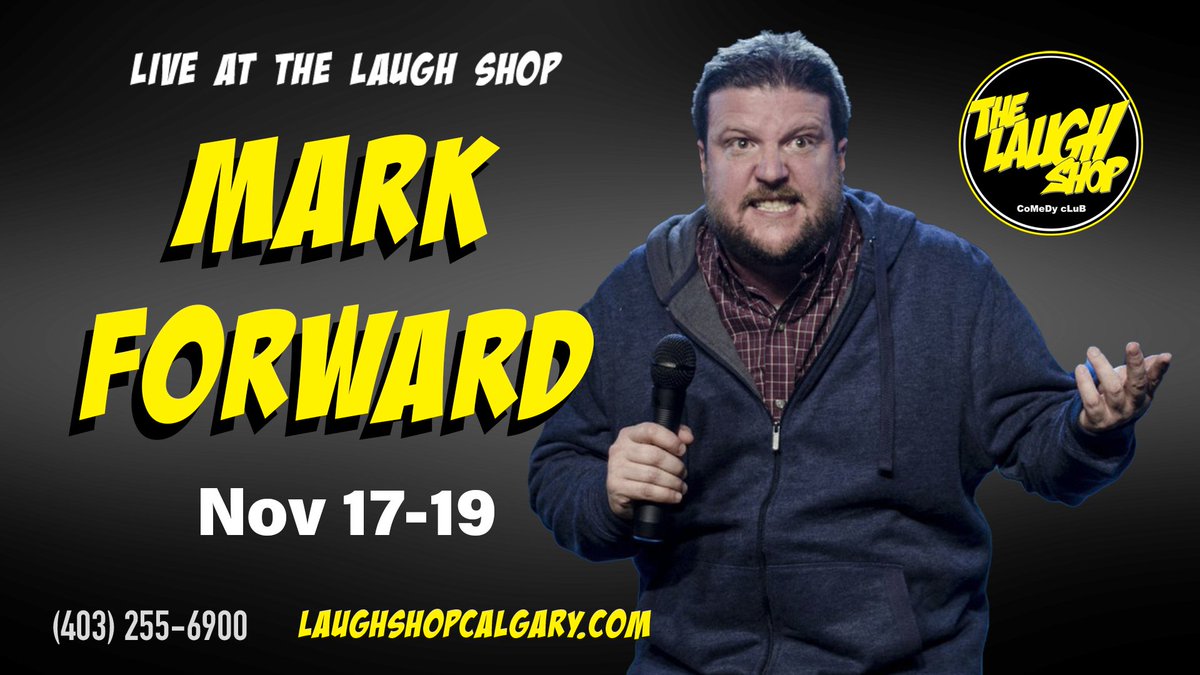 LaughShopYYC's tweet photo. This is going to be a fun one! @MarkForwardd Live Nov 17-19!
You know him from all the things, #letterkenny #fargo #cupcakeanddin! Tickets On Sale Now: https://t.co/6TRkGhFqI7 or 403.255.6900
#markforward #laughshop #yyc #calgary #comedy https://t.co/3jH7qn9qYN