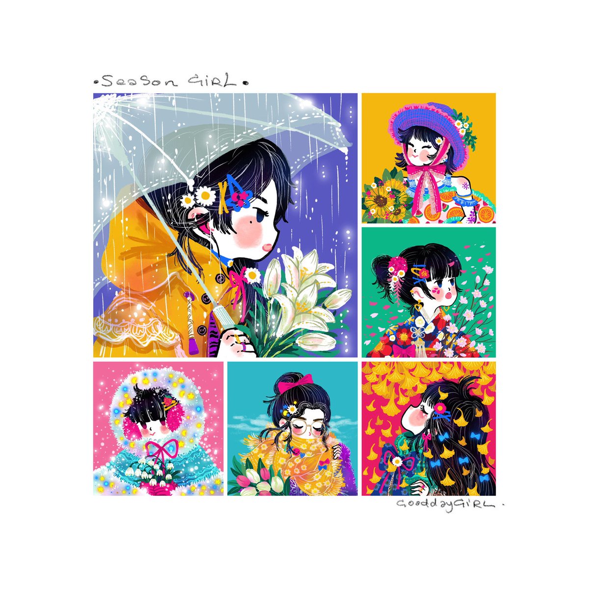 Season☀️🌧️🌨️❄️☁️🌈
