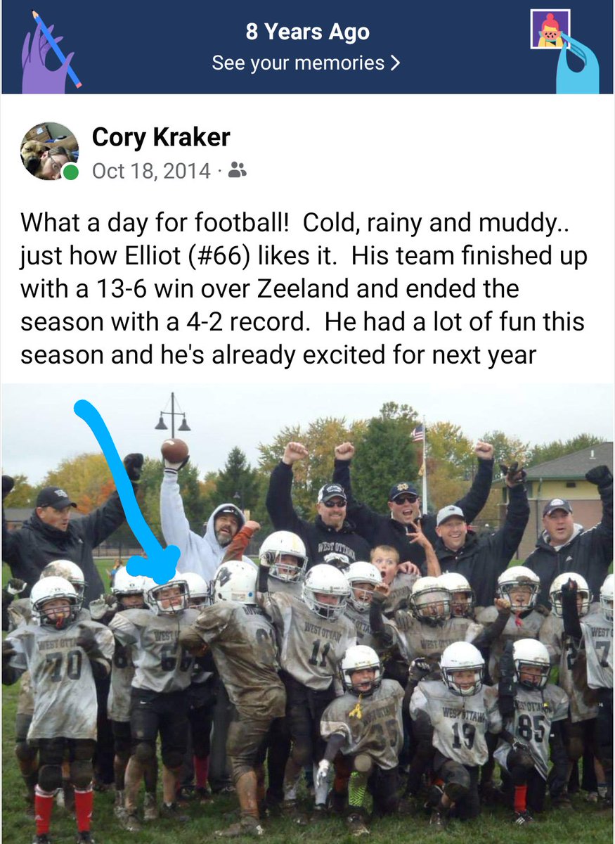 My first season!  This is where it all started.....
<a href="/WO_Football1/">West Ottawa Football</a> <a href="/HollandTwpRec/">HollandTwpRec</a>