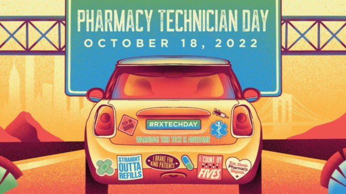 PharmacyWSFT's tweet photo. Happy #RxTechDay to all students and qualified Pharmacy Technicians 🎉

To learn more about the #PharmacyTechnician role, click the link below ⬇️

 https://t.co/uUsYQqZXSY https://t.co/k6BLzwzhJM