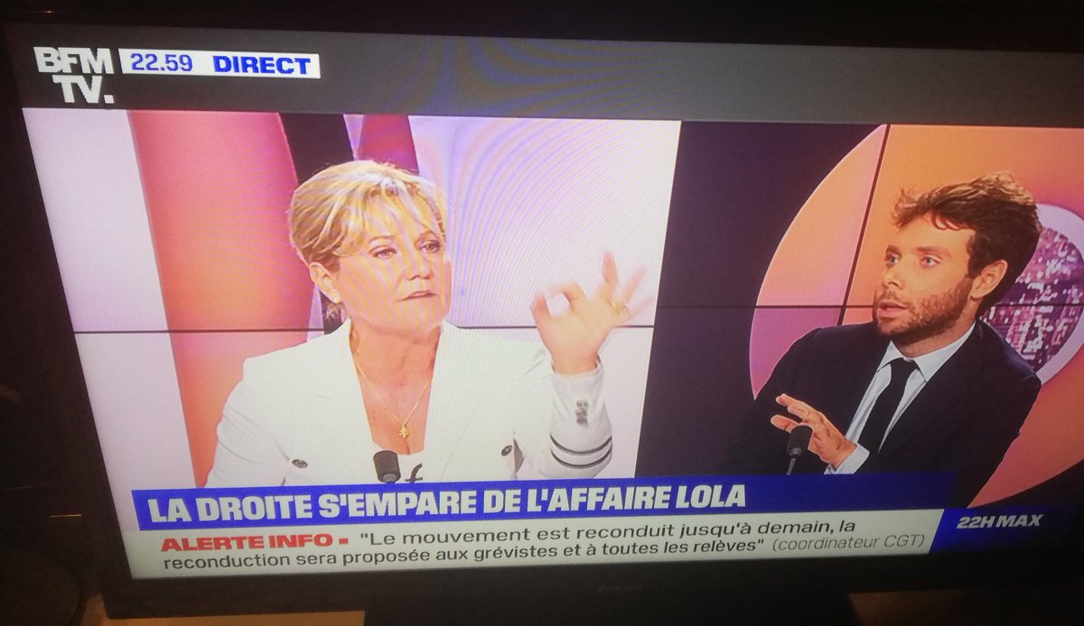 SolaSansChien's tweet image. L'ordinaire #NadineMorano, qui a toujours rêvé d'être le clone d #MarineLePen, d'origine #immigrée mais blonde aux yeuxclairs, elle est insupportable, on ne peut jamais lui parler, elle hurle, la vulgarité en personne
#JusticePourLola nous voulons la vérité sur ce #crimeSatanique