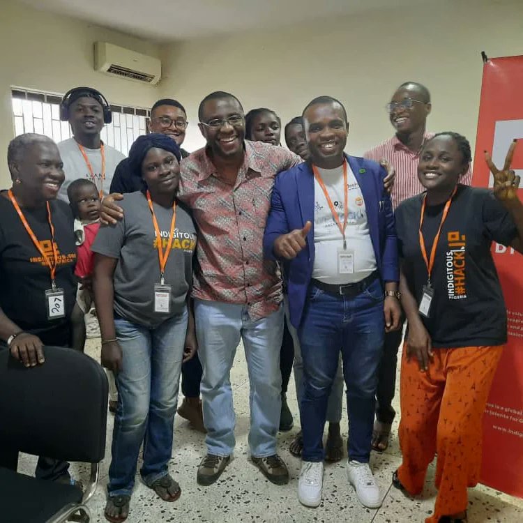 MichaelOnyeme's tweet photo. The testimonies keep coming in about @indigitous #Hack2022 Lagos.
One of the outstanding comments from our participants was that @indigitous was all about family culture and love of the brethrens.
All I can say is thank you Lord for having a great team that hosted a lovely event https://t.co/DrJxzRsxPA