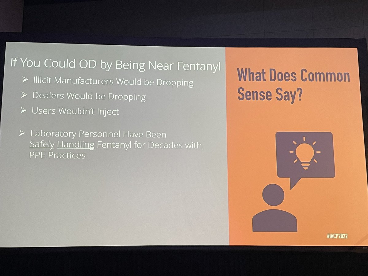 CGVallejo's tweet photo. Learning the truth about fentanyl exposure and what the #EVIDENCE says. Follow the evidence! #police #research @BrandondelPozo @RoperoMiller @HopeSmileyMcD #IACP2022 https://t.co/HONQUTFuED