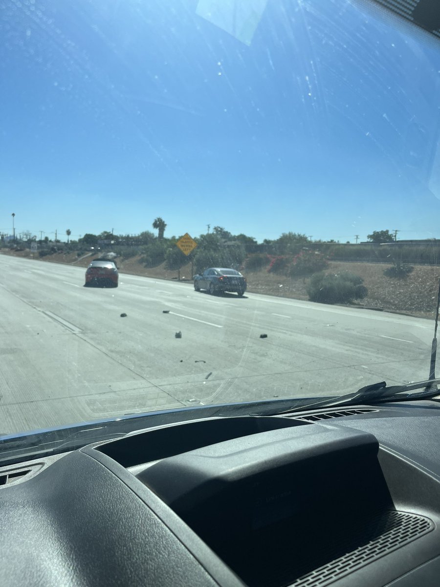 inthegraveyardd's tweet photo. Damn this fool just got Paul Walker’d. 

Saw this car driving like shit going fast as fuck and switching lanes all wild. Next thing you know this mf crashed. https://t.co/3jwAdzP8wE