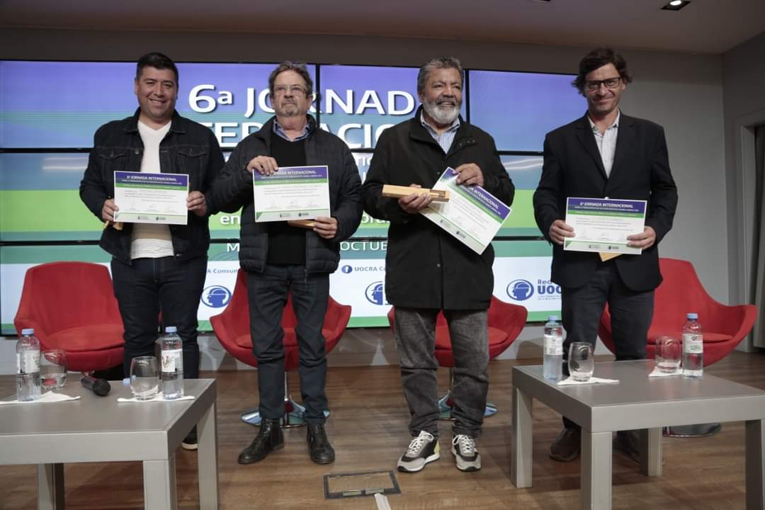 lajuuocrachaco's tweet photo. 📣 GRACIAS POR SUMARTE

🥰 Estamos muy felices por haber recibido nuevamente en el Espacio Cultural UOCRA (ECU) a compañeras y compañeros en esta nueva edición de la Jornada Internacional sobre Consumos Problemáticos en el Ámbito Laboral.

🙌 Todo esto fue posible gracias a vos. https://t.co/nrdkMtZBAk
