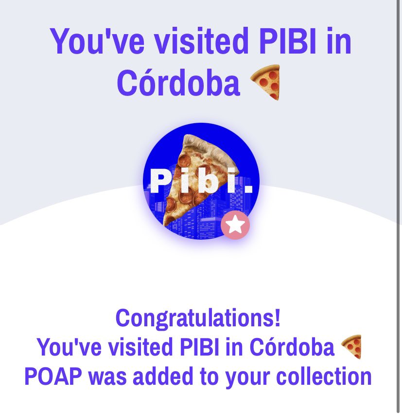 lucas_uema's tweet photo. Collected a cool @poapxyz last night while enjoying a NYC style pizza. 

Thanks @GINMETAVERSE for creating the drop on @beweedotme 🌈 https://t.co/U2tDVpySwh
