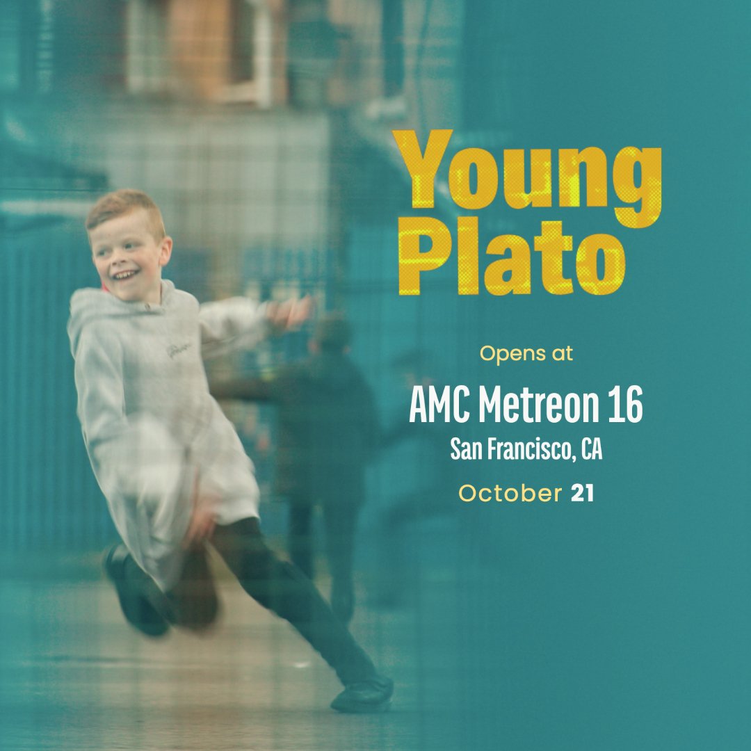 HWest2022's tweet photo. Young Plato - the award-winning Irish documentary opens this Fri 21 Oct in AMC Metreon 16 Cinema in SF!

Don't miss this powerful story of how an Elvis-loving headmaster changes the way his young pupils think about violence, using philosophy and critical thinking. https://t.co/XLgDdyzVEz