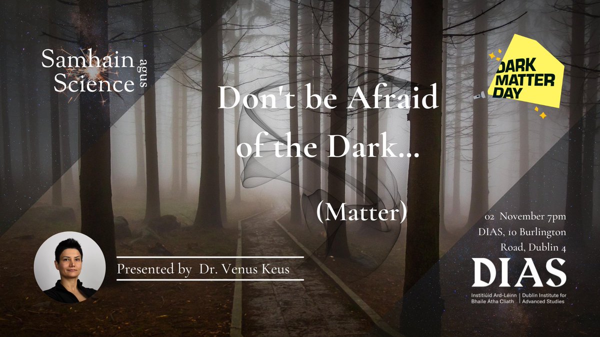 DarkMatterDay's tweet photo. Are you afraid of the dark? #DarkMatterDay #DMD2022 #DarkMatterDay2022 @DIAS_Dublin 
https://t.co/8egxmDvacI https://t.co/Iao29ACHyR