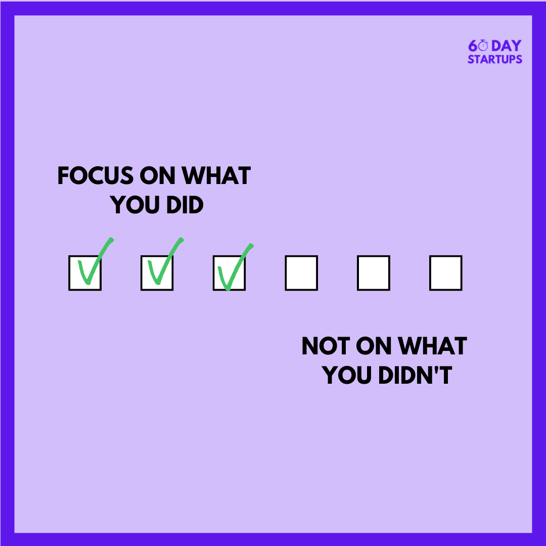 Skipped worked twice this week? That's okay, you completed that important presentation.
Life happens in unexpected ways. So, here's a daily reminder to focus on the work you did, rather than the work you didn't.

Illustration Credits: <a href="/junhanchin/">Junhan Chin</a>
#productivity #illustrations