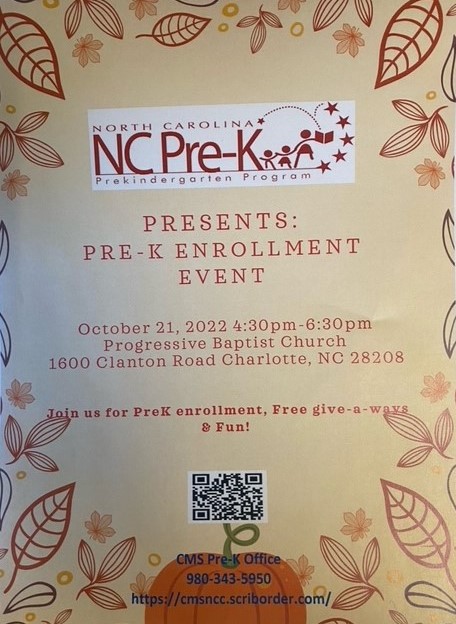 Come One, Come All! You are cordially invited to our Fall PreK Enrollment Event. If you have or know of a child that is currently 4 years old and in need of PreK Please join us! There will be lots of fun with FREE games, activities, and prizes!!! Come join us!!