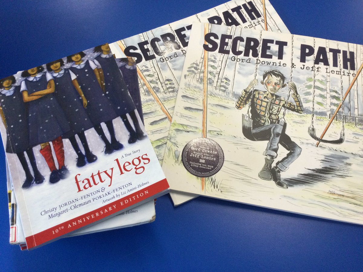 Today the Grade 5/6’s made connections between our novel study, Fatty Legs and Secret Path. May our learning inspire us to continue to #dosomething to promote truth and reconciliation <a href="/downiewenjack/">Downie Wenjack Fund</a> <a href="/tmdenomme/">tammy denomme</a> #secretpathweek