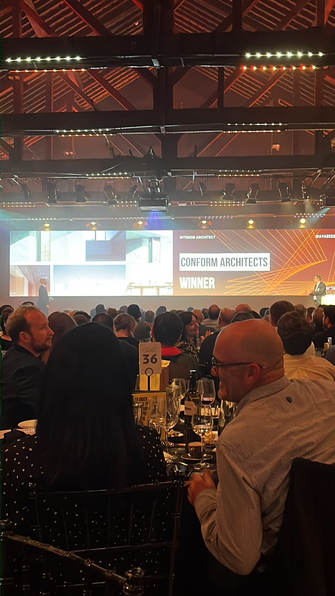 BD Architect Awards (@ayawards) on Twitter photo Next up we have Interior Architect of the Year – SPONSORED BY <a href="/ZENTIA_UK/">Zentia</a> and the winner is… <a href="/ConFormArch/">ConForm Architects</a>, huge congrats! Next up we have Interior Architect of the Year – SPONSORED BY <a href="/ZENTIA_UK/">Zentia</a> and the winner is… <a href="/ConFormArch/">ConForm Architects</a>, huge congrats!