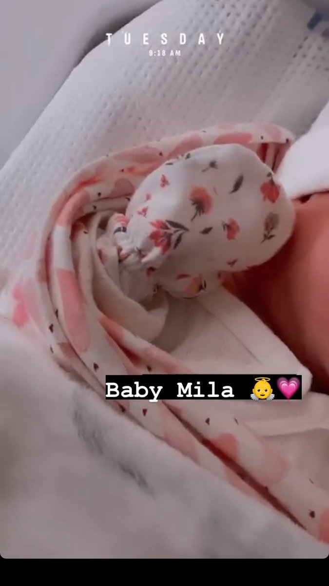 To have your heart go walking around outside your body 💓

My Snow White - welcome Baby Mila 🤍