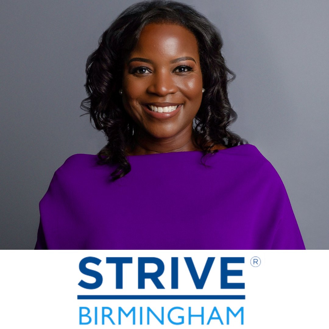 Congratulations to Quiwintre Frye for being named Strive Birmingham's founding Executive Director. Birmingham is so blessed to have you as one of our new leaders. Here's to your new journey and all your success!ow.ly/ZqoI50LcHP6 
#WeAreEdBirmingham #StriveBham #EducateLocal