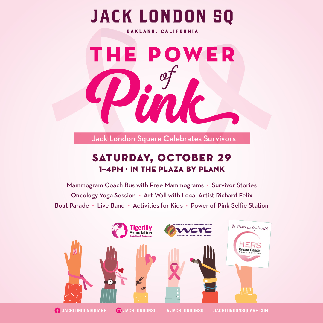 Join WCRC as we celebrate the Power of Pink, coming up on Saturday Oct. 29th at Jack London Square!