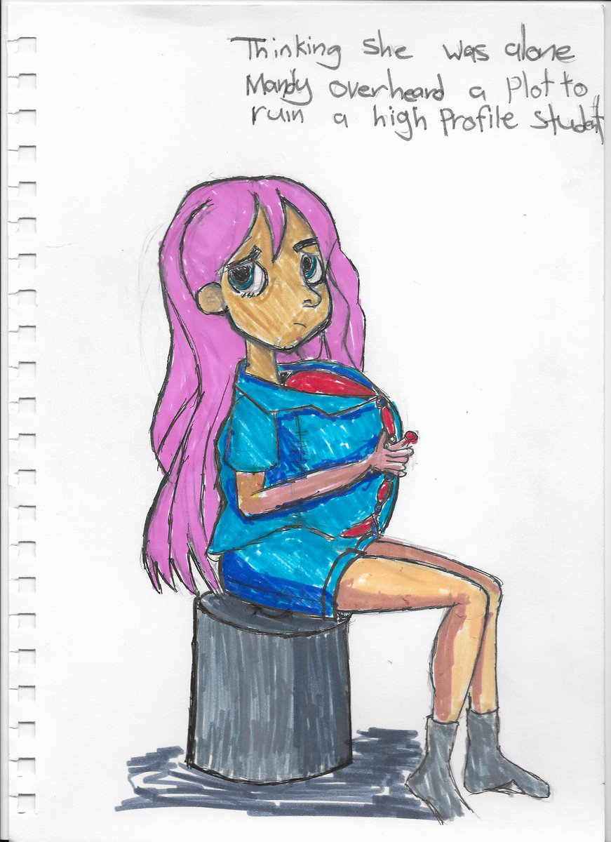 wanna585's tweet photo. Meet Mandy, inflating her Pyjamas in her single bed dorm room, she overhears a plot to ruin the popular girl #traditionalart #balloonstuffing #clothesstuffing #originalcharacter https://t.co/EHJaJap09J