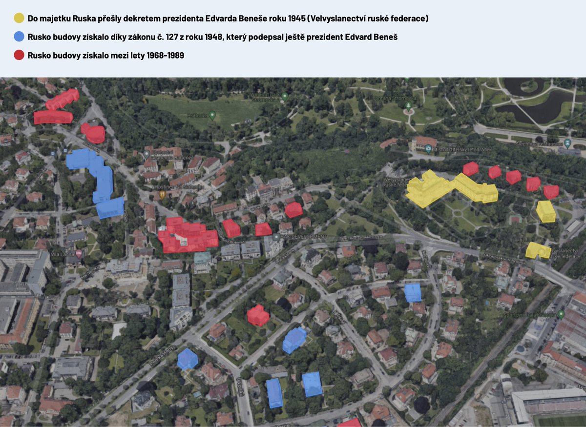 Všechny budovy po komunistickém puči a po roce 1968 od RF vyvlastnit. Nechat jen budovy konzulátu. Stejně teď dlouho nikdo do RF jezdit nebude...takže Český dům je nám na nic...