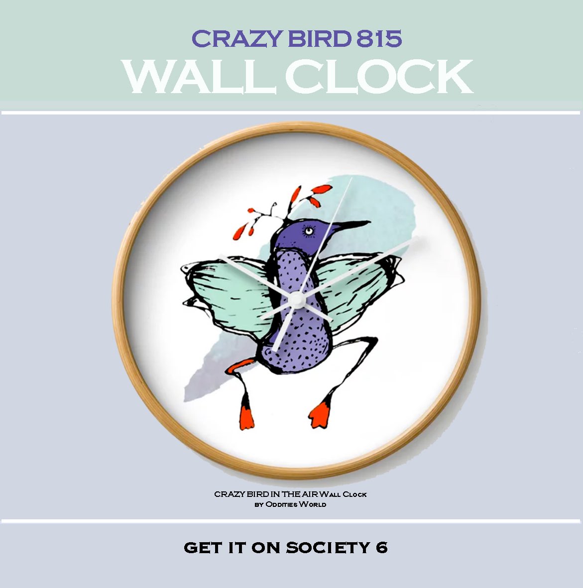 CrazyBird815's tweet image. Don’t miss the CrazyBird815 merch 🛍on Society 6! society6.com/odditiesworld #artist #art #artwork #birds #animalart #forniture #phonecases #housedesign #interiordesign #shirtdesign #shirts #watches #office #merch #merchdesign #NFTs #wallclocks #NFTcolletion #NFTartworks #NFTartist