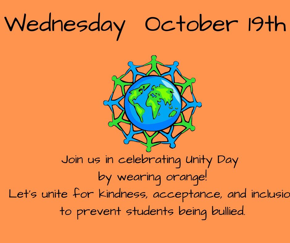 PineTrailVCS's tweet photo. Don’t forget to wear orange tomorrow! https://t.co/zxnN0UY8xE