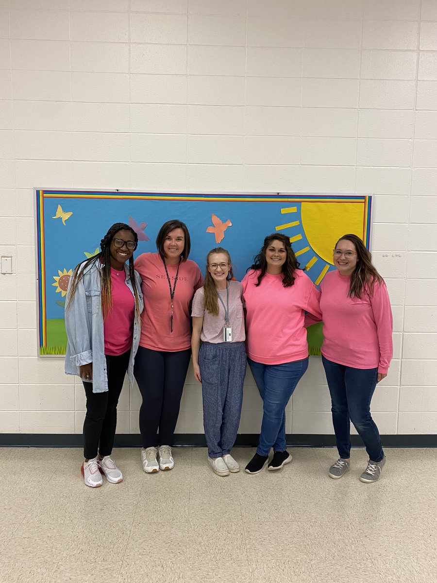 CosbyCreations's tweet photo. UAH ELC observes Breast Cancer Awareness month at their faculty and staff meeting. @UAHCollegeOfEd @RiseSchoolHSV https://t.co/1c3klTaeV8