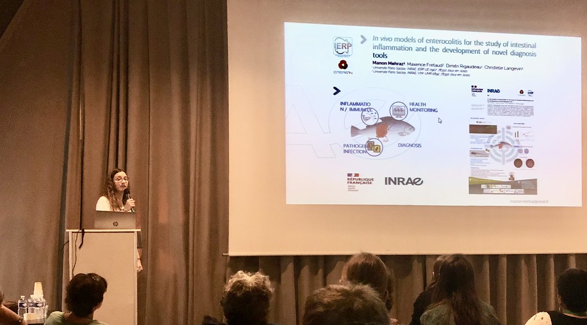 CLangevin_INRAE's tweet image. Merci Manon d’avoir représenté @IERP_aqua aux #jas2022 du @INRAE_DPT_SA.  🌟Images 3d magnifiques de tissus obtenues en microscopie par expansion 🐟 #imagerie #1health #diagnostic #collaboration #poissons #expansionmicroscopy