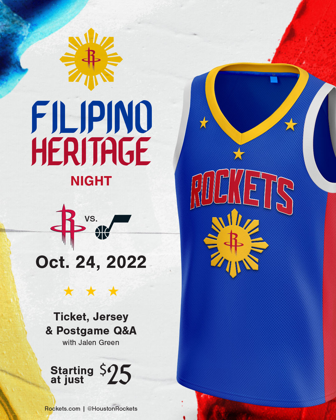 Houston Rockets on X: Join us for Filipino Heritage Night on