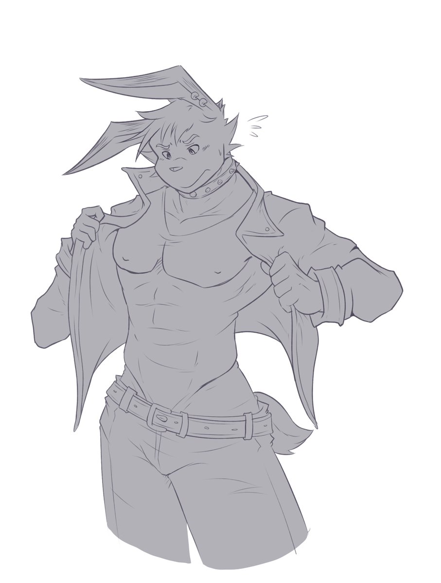 Sissel's trying out some more punk outfits. I'm totally not indulging in my new-found appreciation for skin-tight shirts.

#RepeatVN