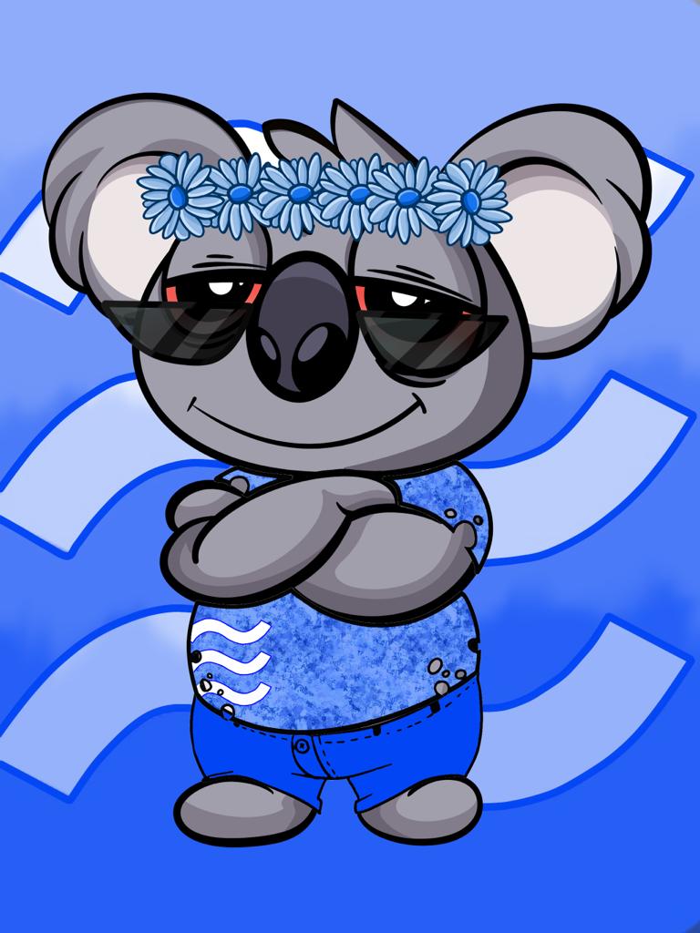 🔥 WE ARE 10k+ TWITTER MEMBERS 🔥

We are proud to announce <a href="/BlueMoveNFT/">BlueMove</a> as our mainnet launchpad partner! 🌈

Here is a 1/1 koala made especially for them 🐨