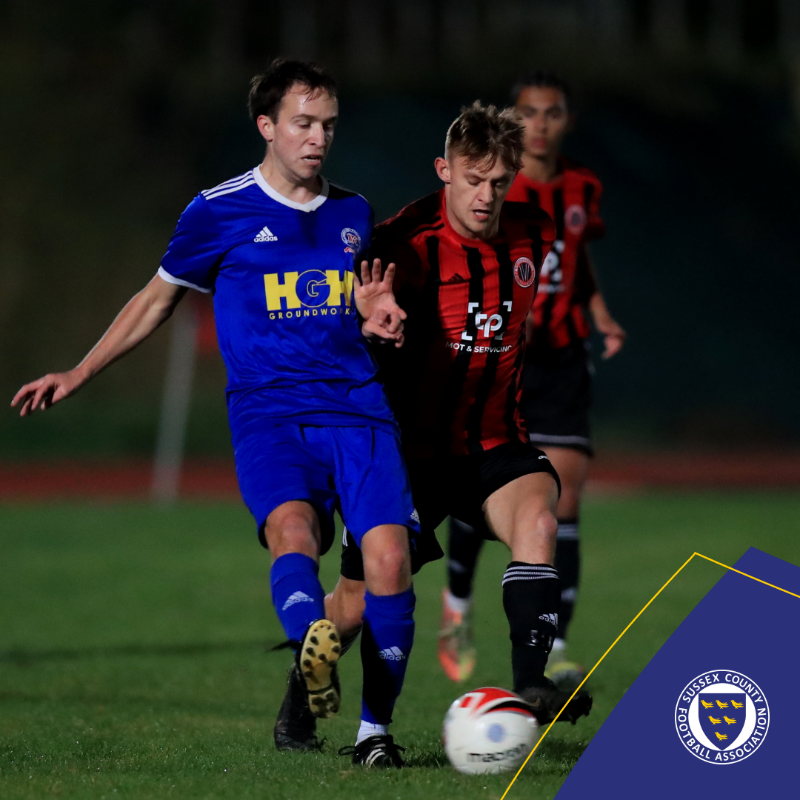 SussexCountyFA's tweet photo. 😯 There was a cup upset in our Feature Game of the Sussex Senior Challenge Cup First Round last night...

As @TheSCFL Division 1 side @Billingshurstfc won 4-1 against Premier Division opposition @AFCVarndean at the Withdean Stadium! ⬇️ #SussexFootball⚽️ #CountyCup🏆