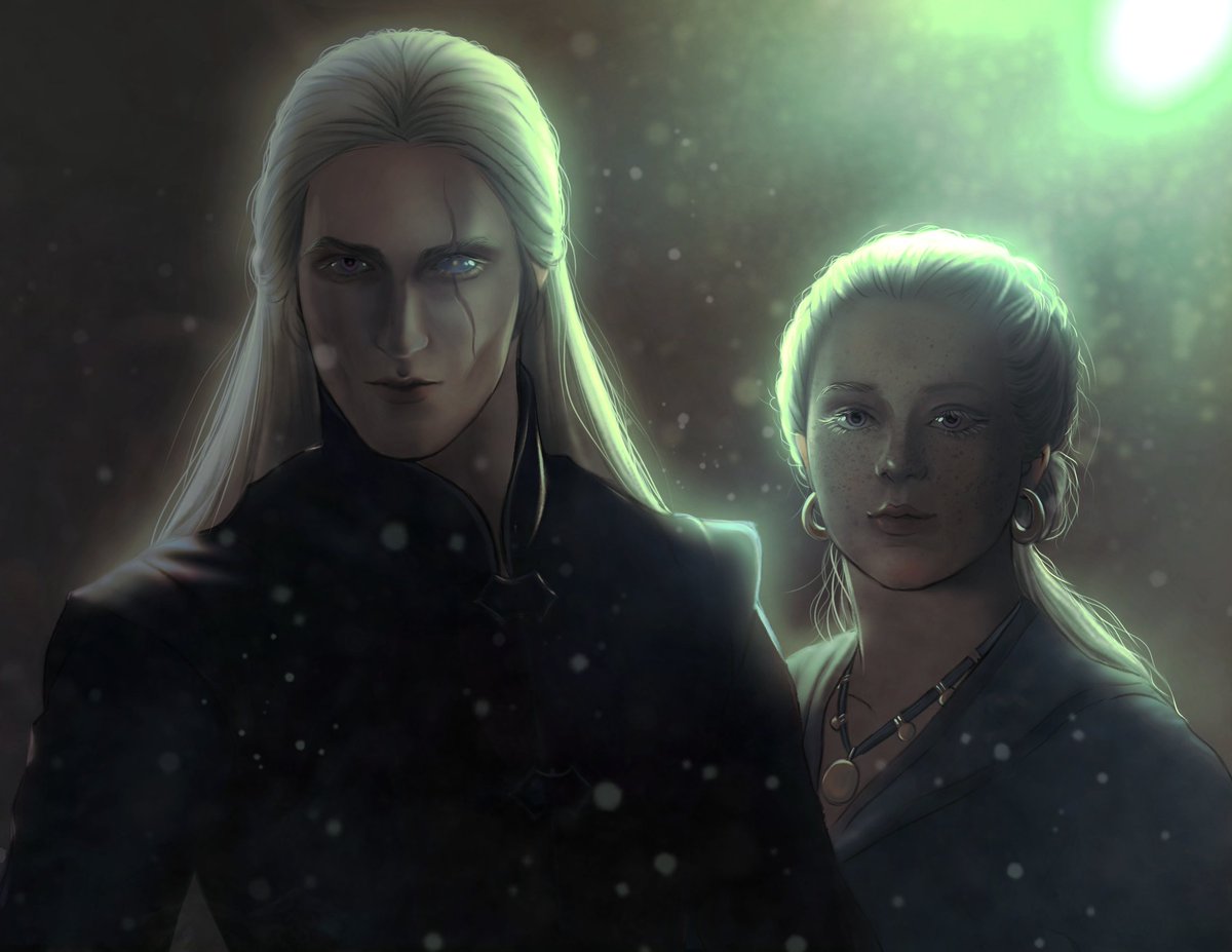 CherepnyaToria's tweet photo. #AemondTargaryen #helaemond #Helaena #HelaenaTargaryen #GameOfThrones #TheHouseOfDragon #HOTD #artist https://t.co/b3jzXFFrvQ
