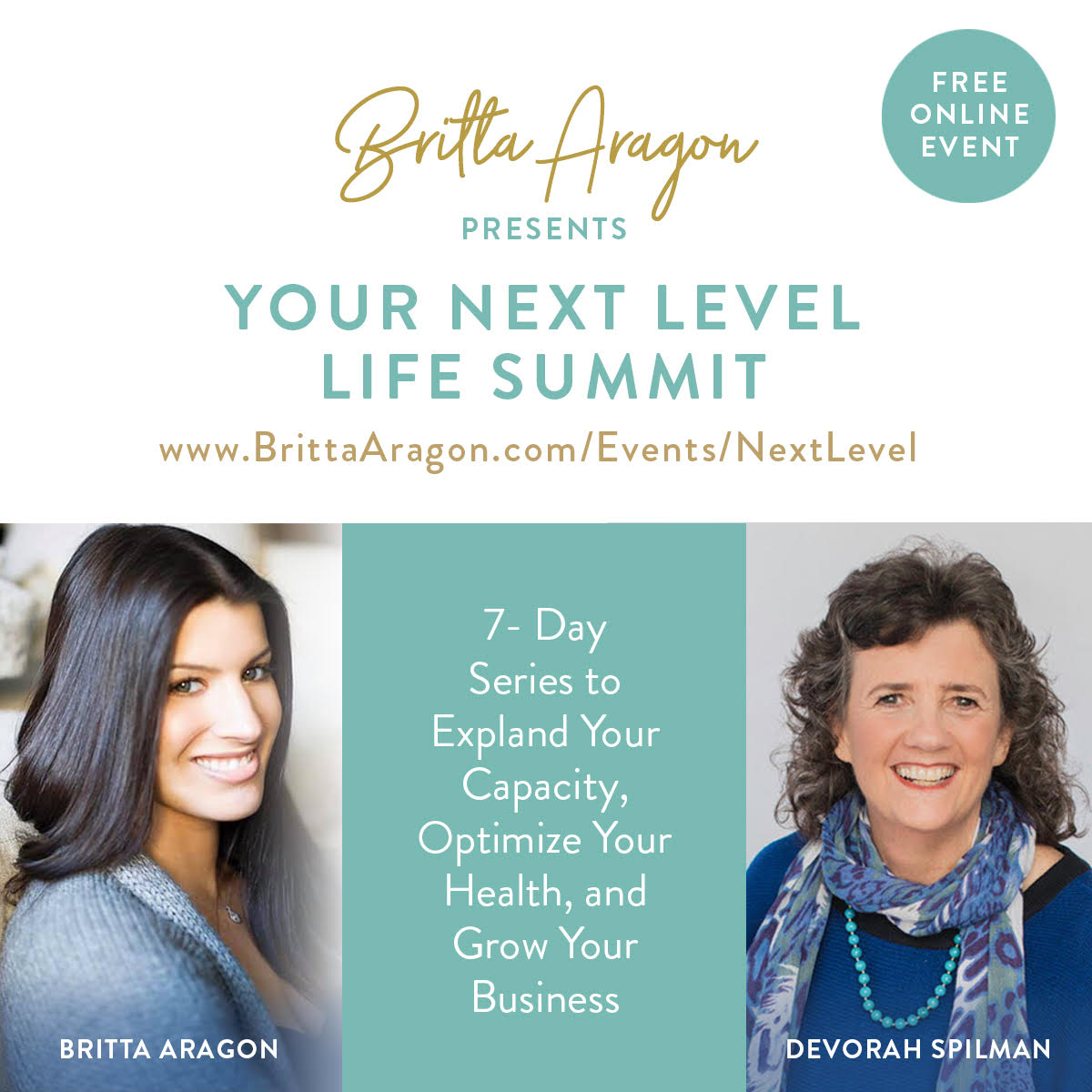 DevorahSpilman's tweet photo. . Join me for Your Next Level Life Summit. Claim your Free Pass Here https://t.co/Luujydhnnw https://t.co/tMQxZufsv0