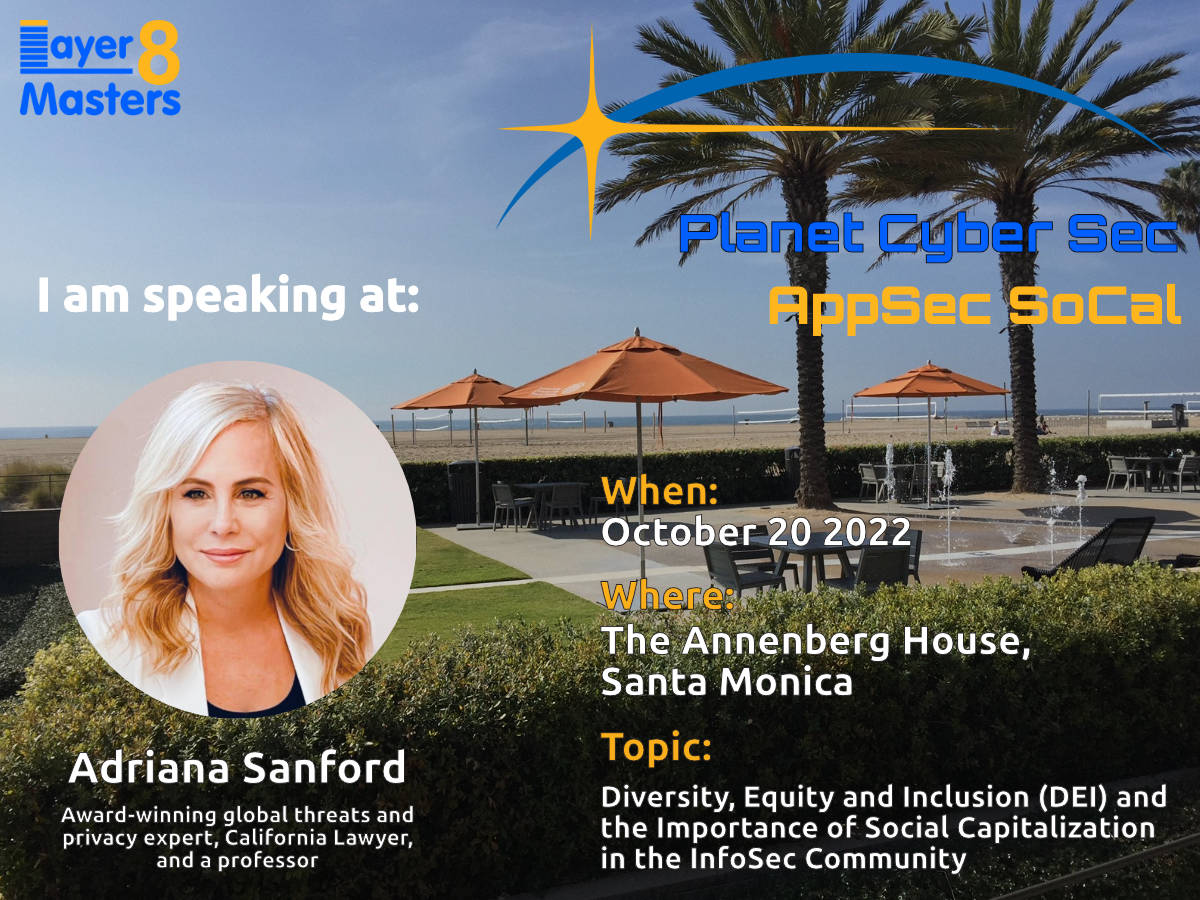 This session by Adriana Sanford takes a deeper dive into some of the DEI challenges that companies face and the role of civil societies in helping communities through this challenge.
bit.ly/3PK1o6P
#cybersecurity #appsec #datasecurity #infosec #womenincybersecurity