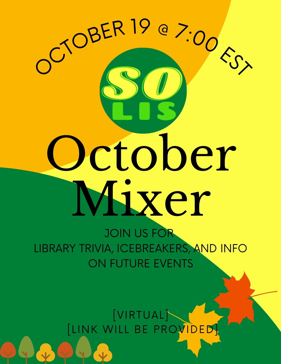SOLISUSF's tweet photo. Don't forget about our October mixer tomorrow night! We have some fun trivia questions for you all! https://t.co/duvnE1tP0t