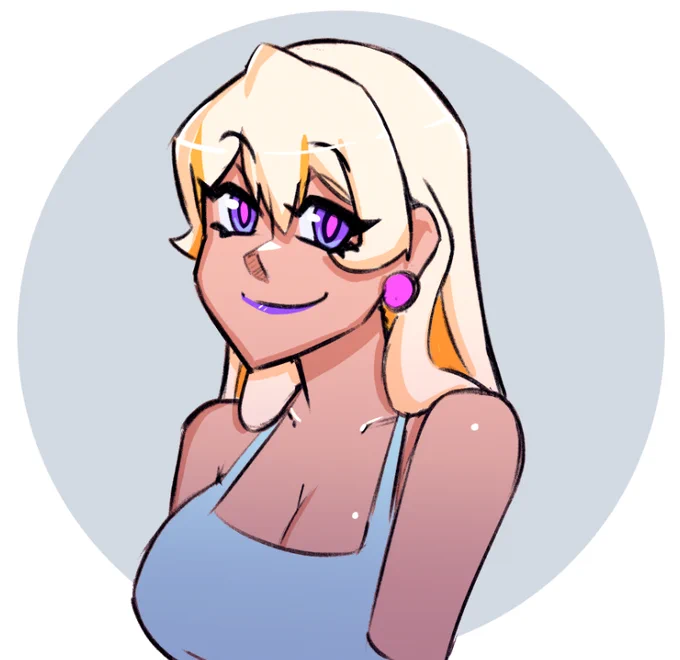 Lana with hair down? hm  