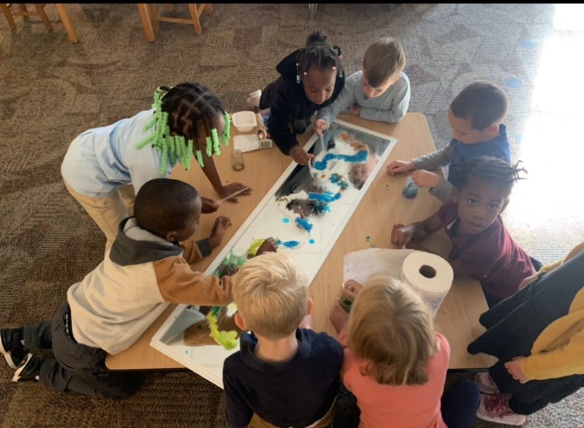 _Ms_Meredith's tweet photo. We have had so much fun exploring color this quarter! Here is a peak into our color party before break 🌈🎨 https://t.co/7jGIbFXM5W