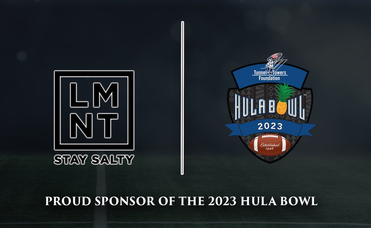 We are really excited to announce our Proud Sponsor LMNT Stay Salty @DRINKLMNT for the 2023 Hula Bowl College Football All-Star Game! The sticks that sparked a salty rebellion. LMNT is a tasty electrolyte drink mix! #hulabowl #football #LMNT #StaySalty