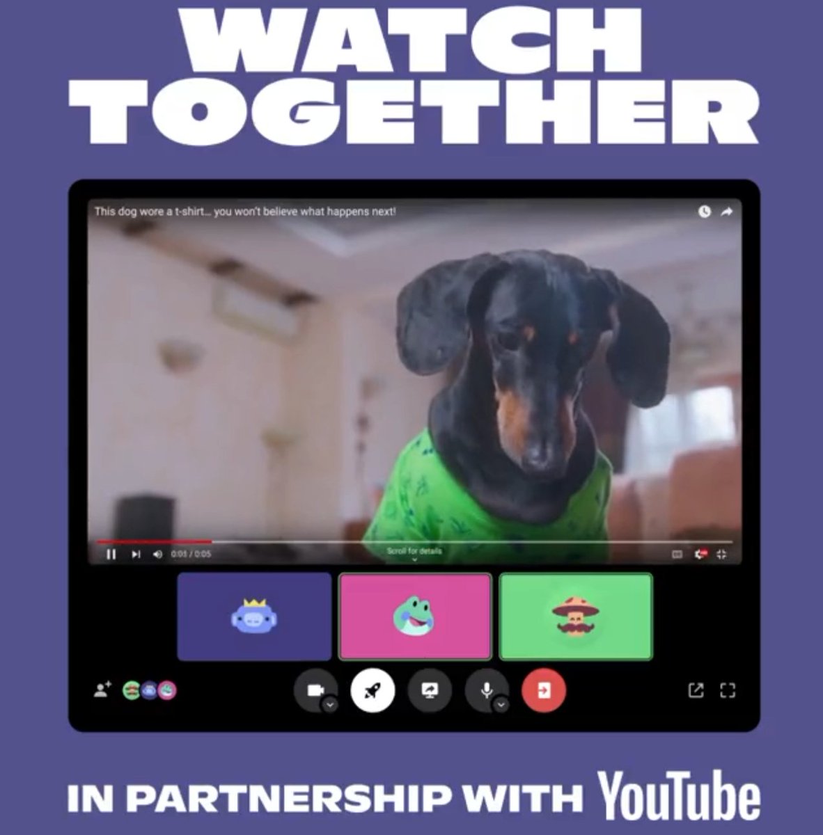 Zach Bussey on Twitter "Discord now has 'Watch Together' functionality