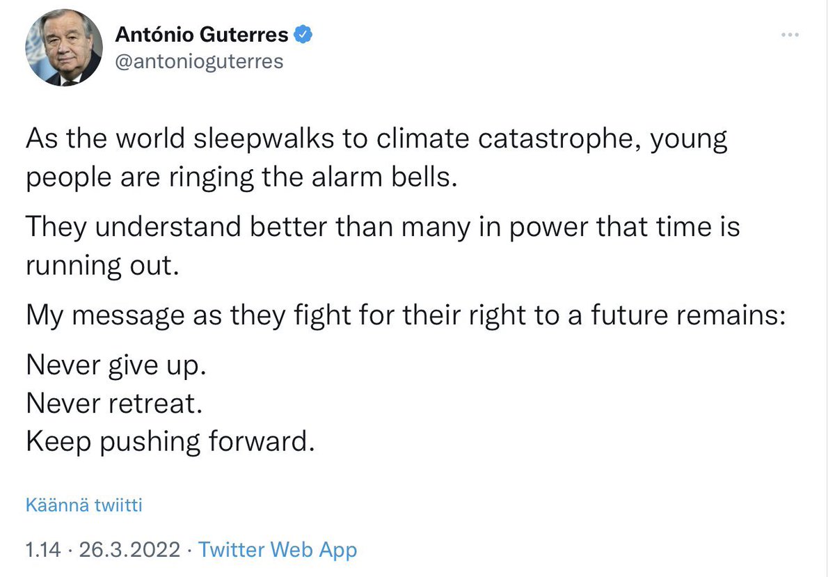 Never give up. And wake up from sleepwalk. Now.